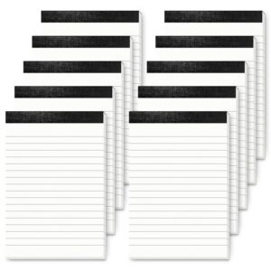 Umi 10pc Pack A5 Size Small Ruled Notepads 21 x 14 cms,35 Sheets Each Visit the Amazon Brand - Umi Store